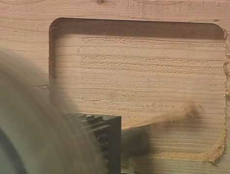 Precise Cutting of Timber